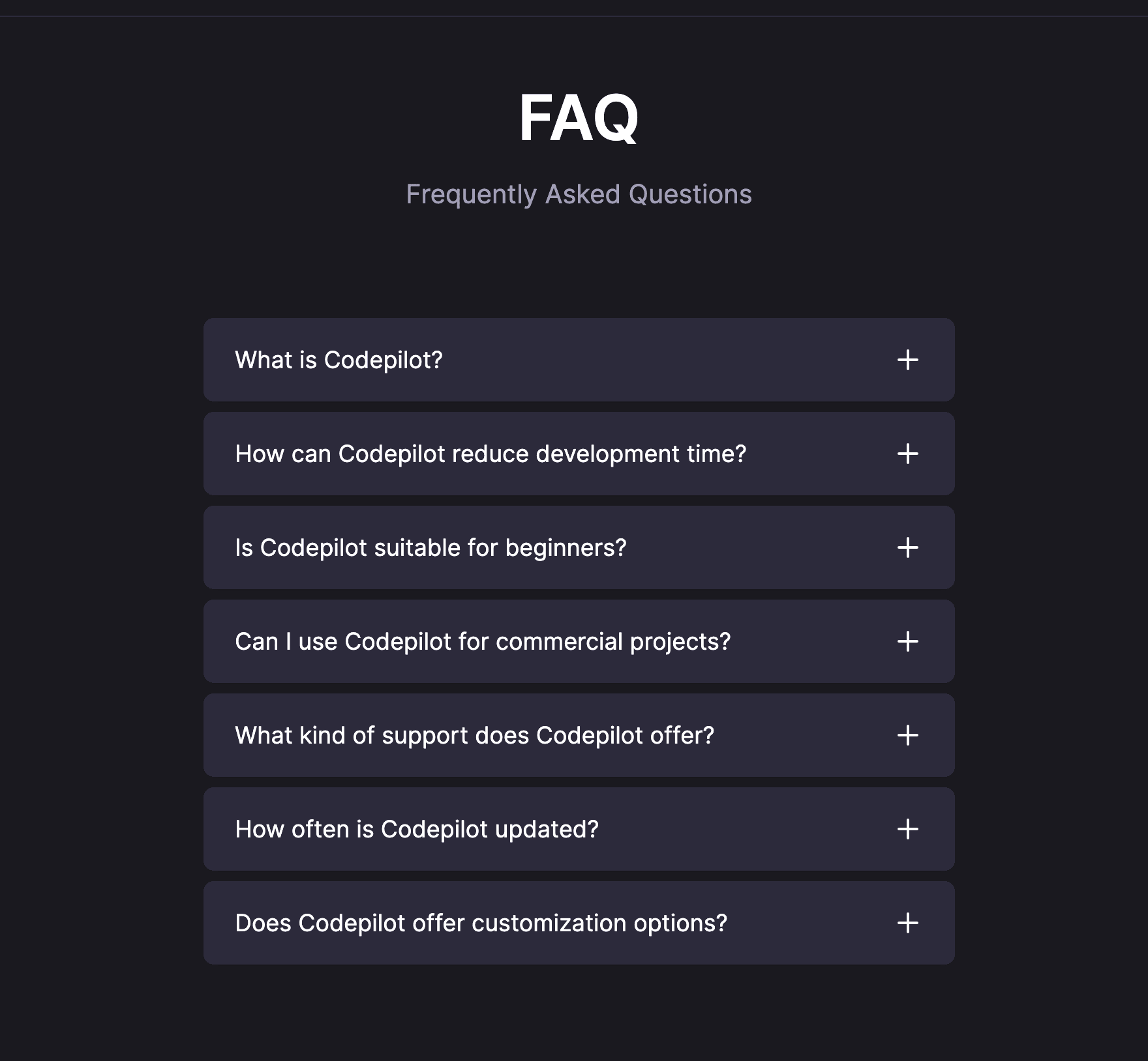 FAQ